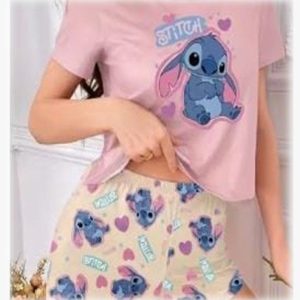 Pijama de Stitch y Shorts-Talla XL