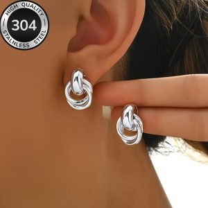Aretes Plateados