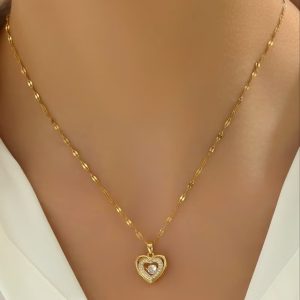 Collar Dorado Corazon
