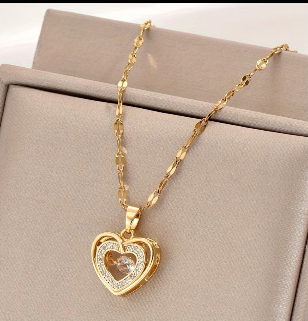 Collar Dorado Corazon