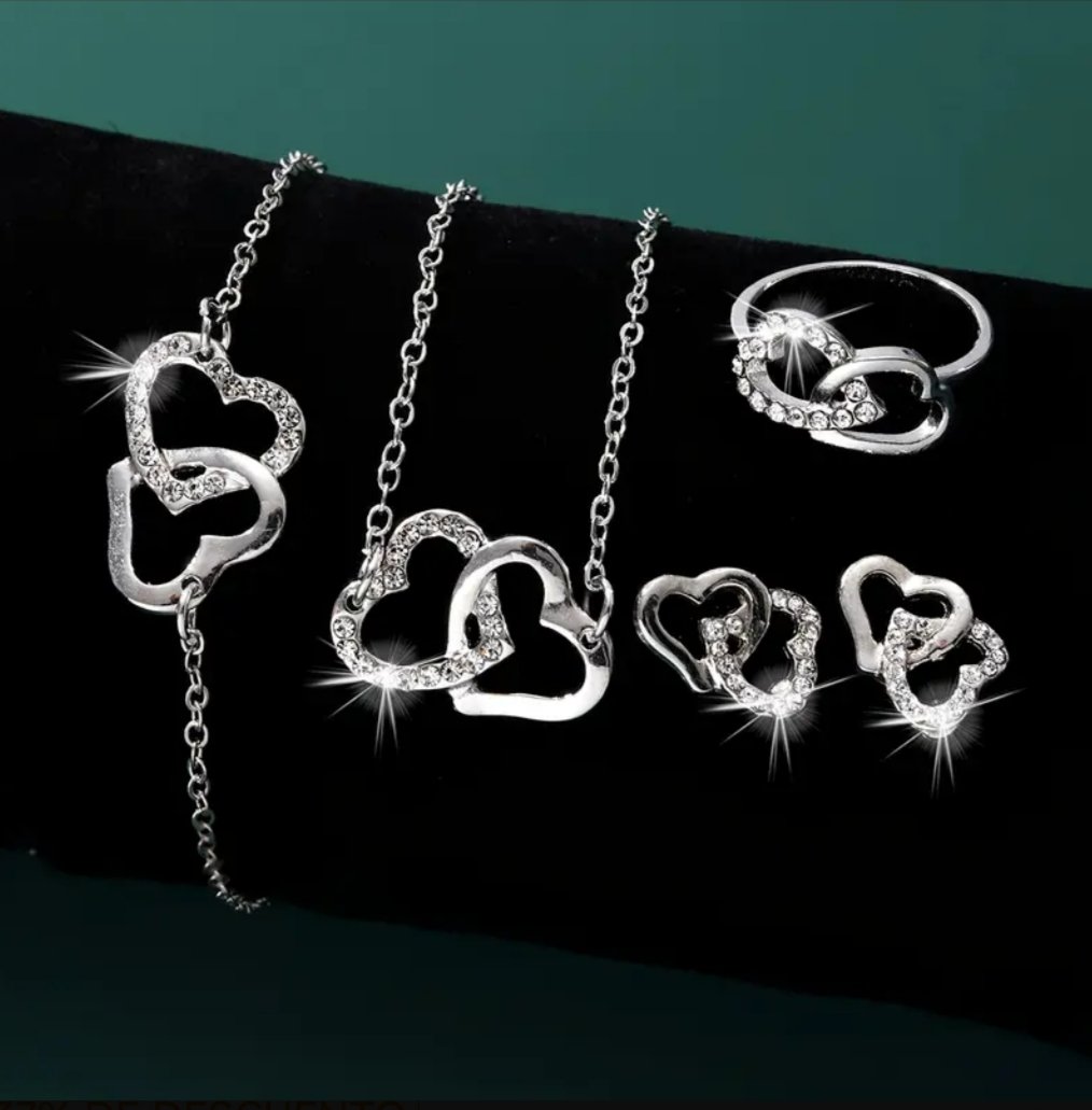 Juego de Joyería de Corazones