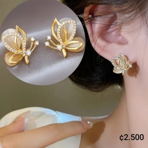 Aretes mariposa