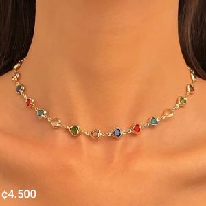 Collar corazones
