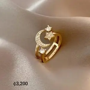 Anillo Luna dorado