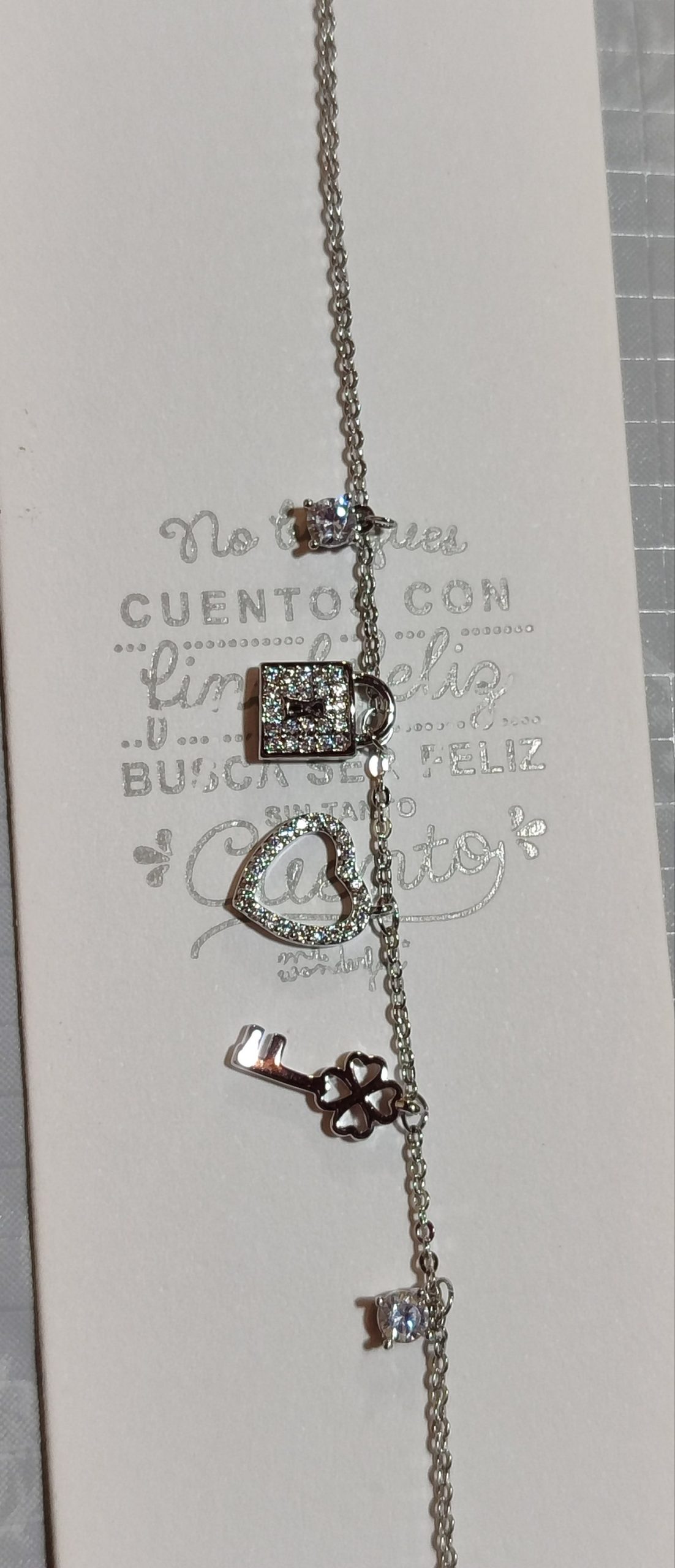 Pulsera o Tobillera Plateada