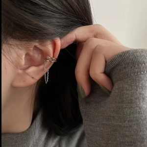 Ear Cuff Plateado